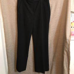 Signature By Larry Levin Black Ladies Slacks Size 14