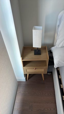 Nightstand plus lamp