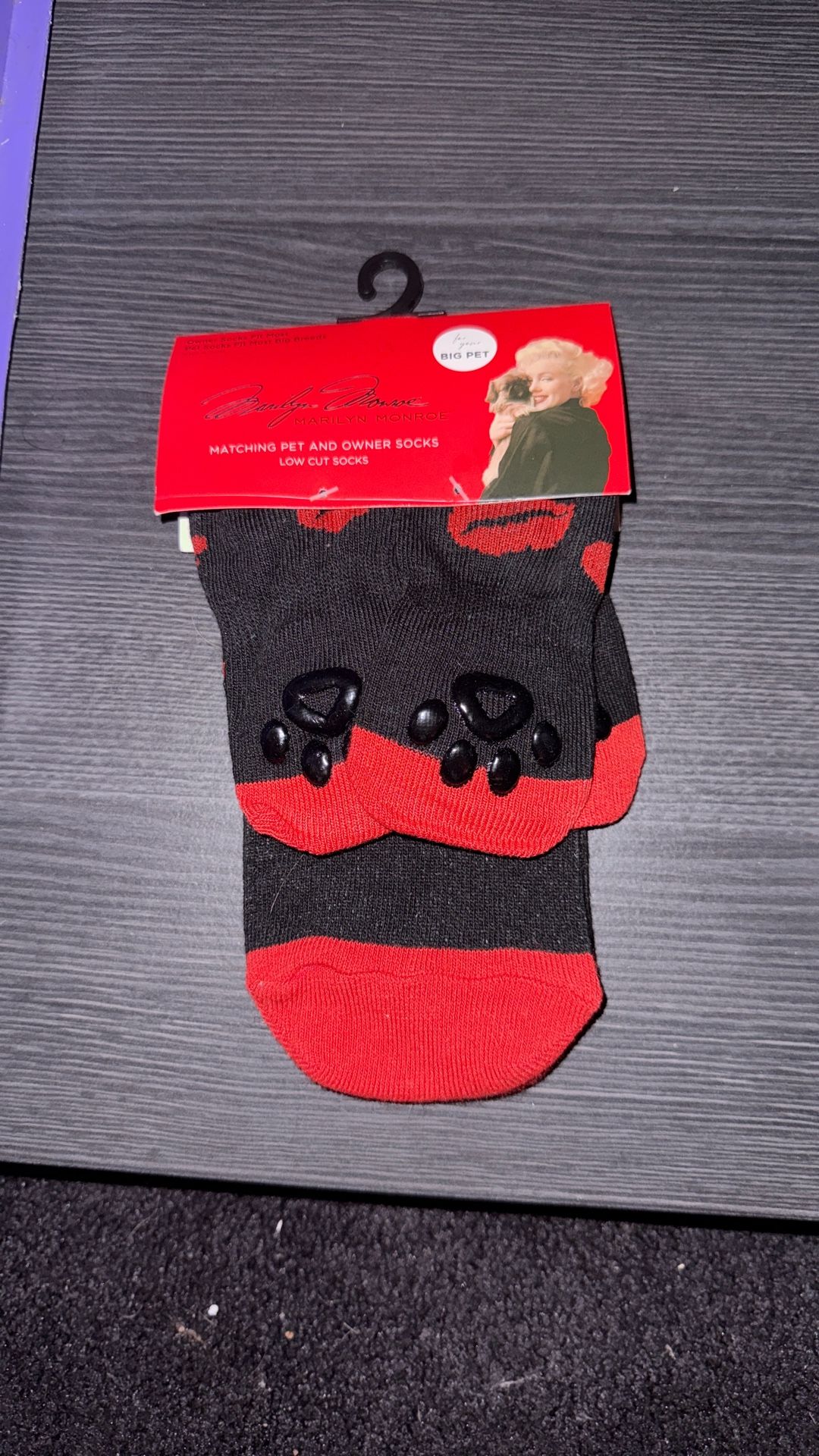 Owner And Dog Matching Socks