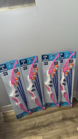 Toymazing Bow & Arrow Toy Set – Lot of 4
