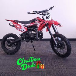 Dirt Bike For Sale! HUGE CHRISTMAS SALE in Sacramento! CA Green Sticker 125cc Manual Dirt Bike – Full Control, Stylish Design &  $200 OFF Instantly