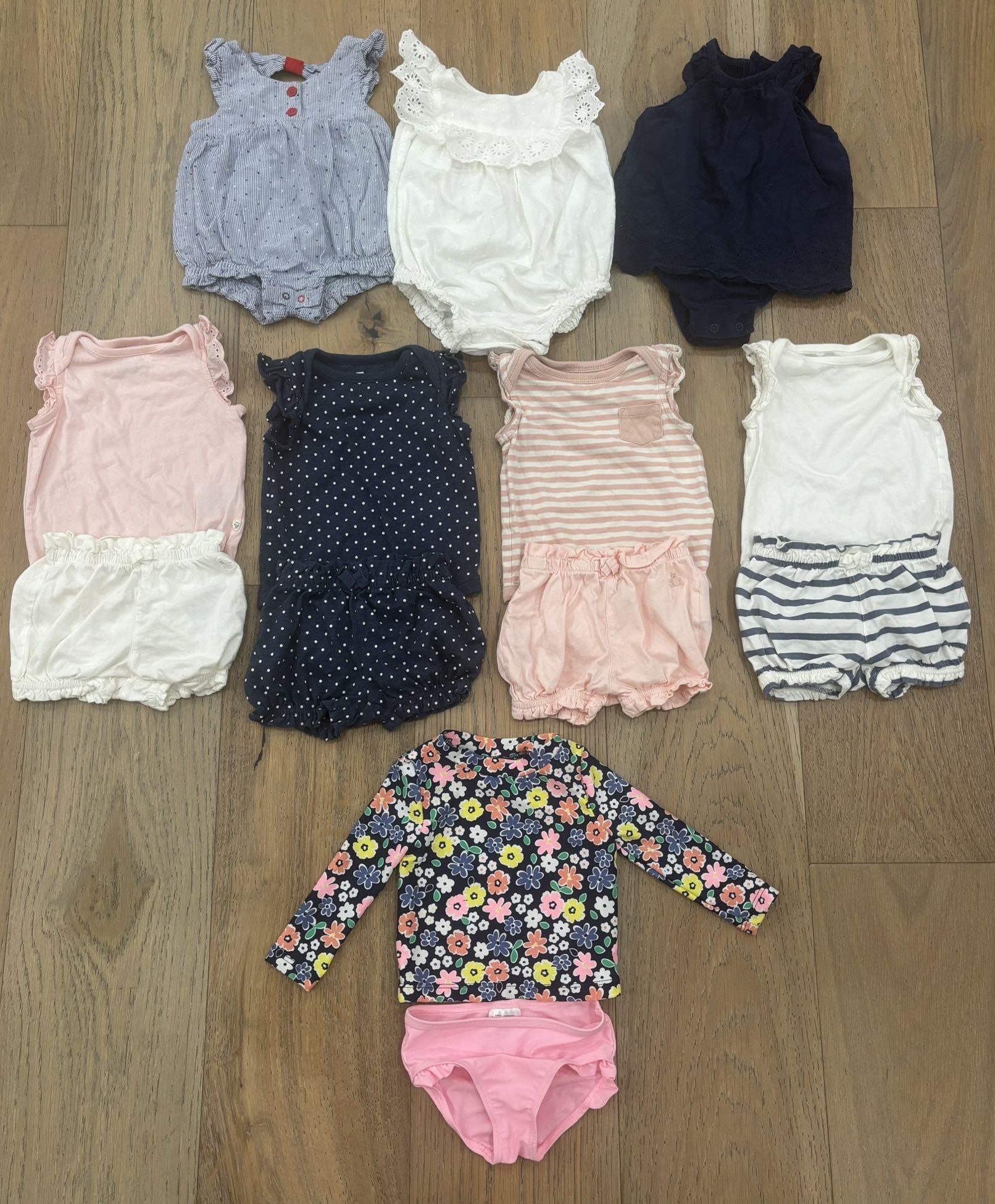 Bundle of 3-6 Months Girls Summer Clothes