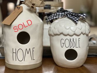 RaeDunn Gobble birdhouse $22