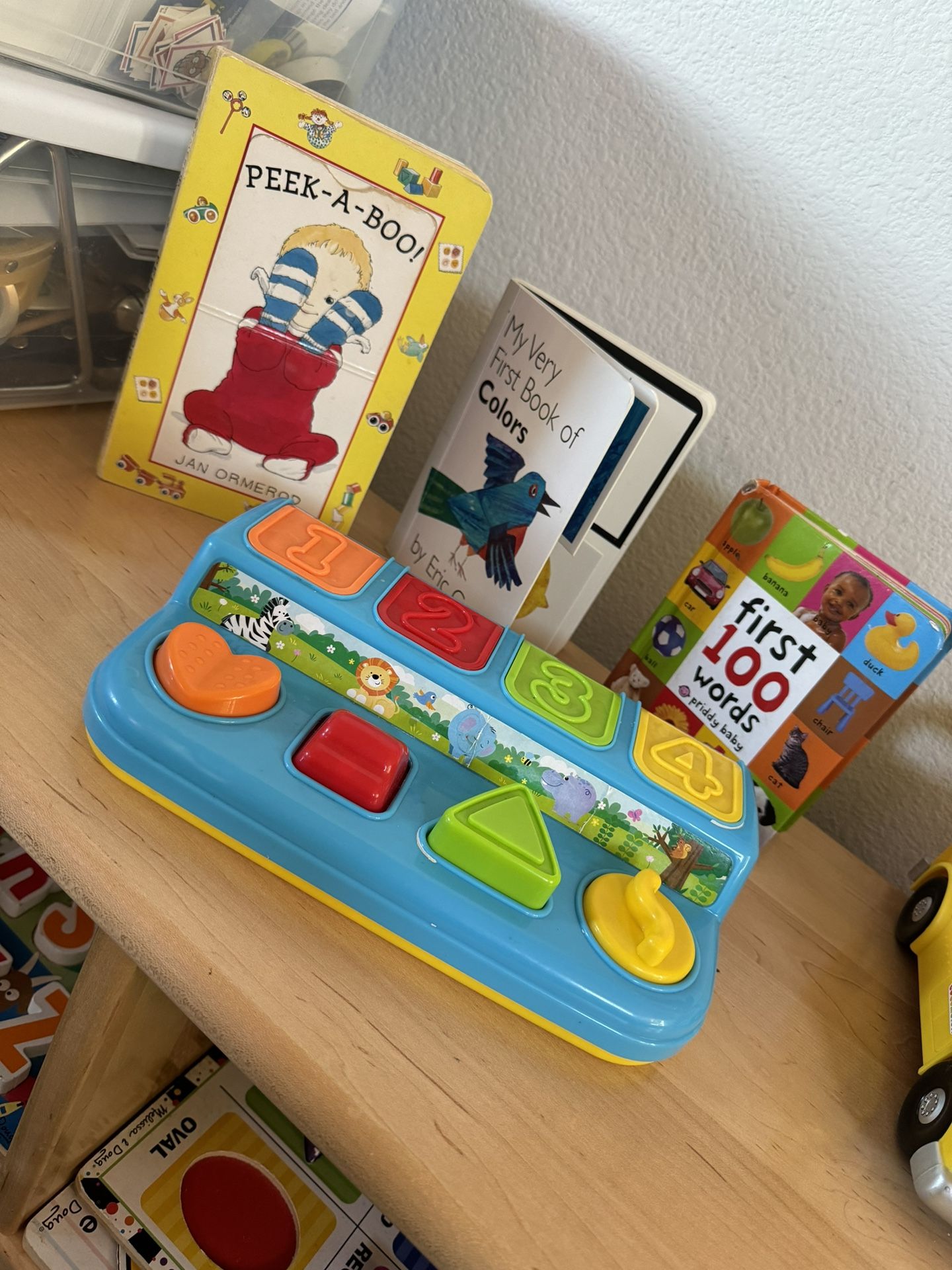 3 Infant Books And Sensory Toy -Bundle