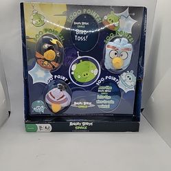 2012 RARE Angry Birds Space Bean Bag Toss Plush Wood Tabletop Game