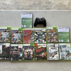 Xbox 360 Games And Controller 