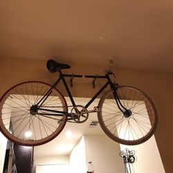 Straight bar, fixed chain euro bike
