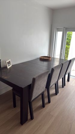 Dining table plus chairs