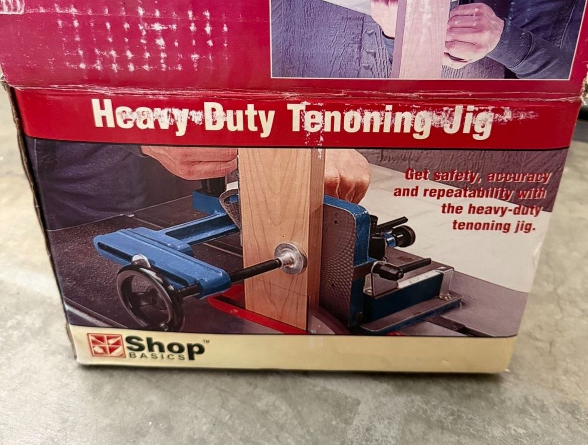 Tenoning Jig Cast Iron For Woodworking. Heavy Duty, Still In Box; DIY. Tools