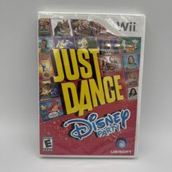 Nintendo Wii Just Dance Disney Party Video Game Ubisoft ** New and Sealed