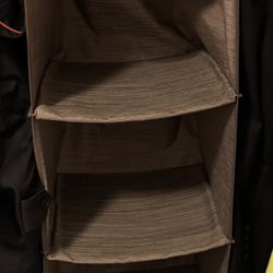 Two 6 Cubby Shirt Holders For Hanging In Closet Shirts Not Included 