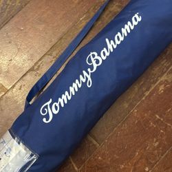 Tommy Bahana Beach Umbrella And Two Camping Chairs