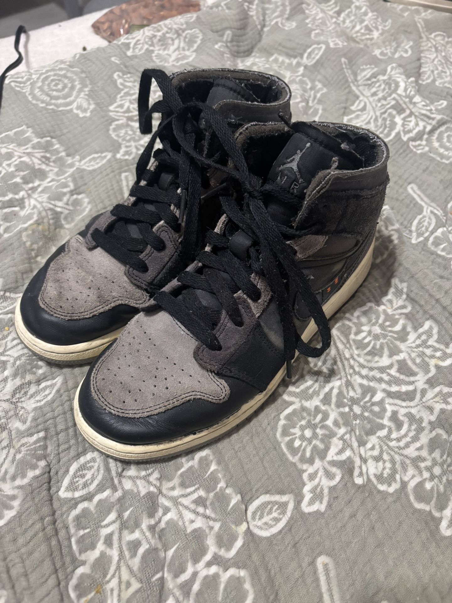 Black Hightop Air Jordans