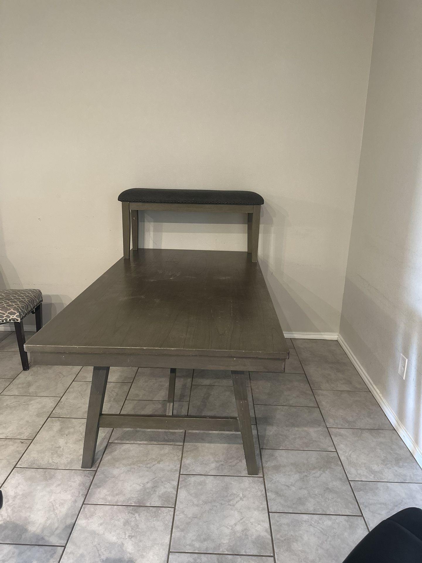 Kitchen Table And Bench 