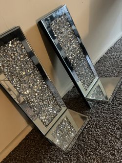 Silver Wall Candle Holder Set
