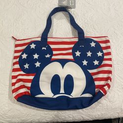 Patriotic Mickey Mouse Tote Bag