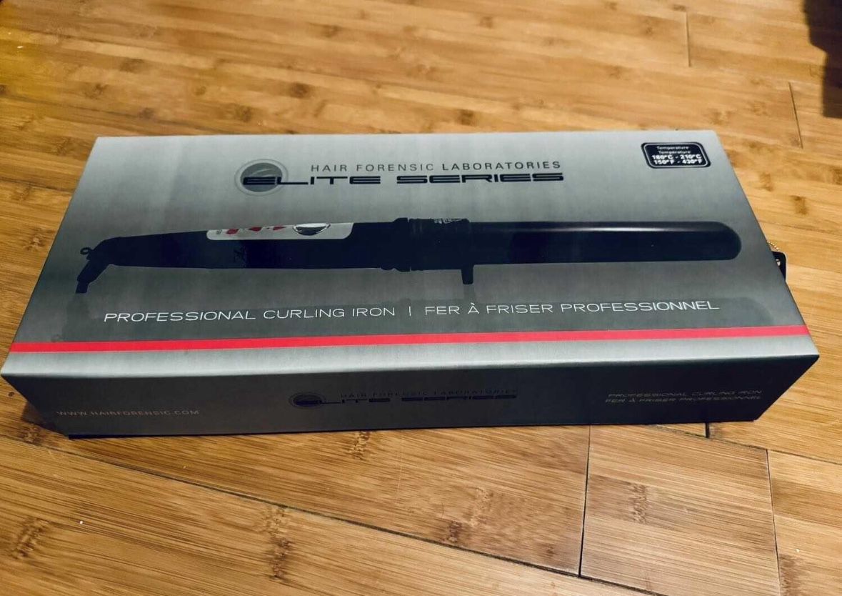 NEW Hair Forensic Laboratories Elite Series Curling Iron