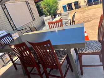 Table and chairs