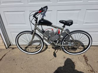 26 inch Kent seachange 100 cc motorized bicycle motor bike