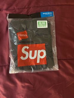 Supreme x Hanes Boxer Briefs XL 2-Pack