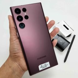 Samsung Galaxy S22 Ultra,  Factory Unlocked,  Excellent Condition,  LIKE NEW 