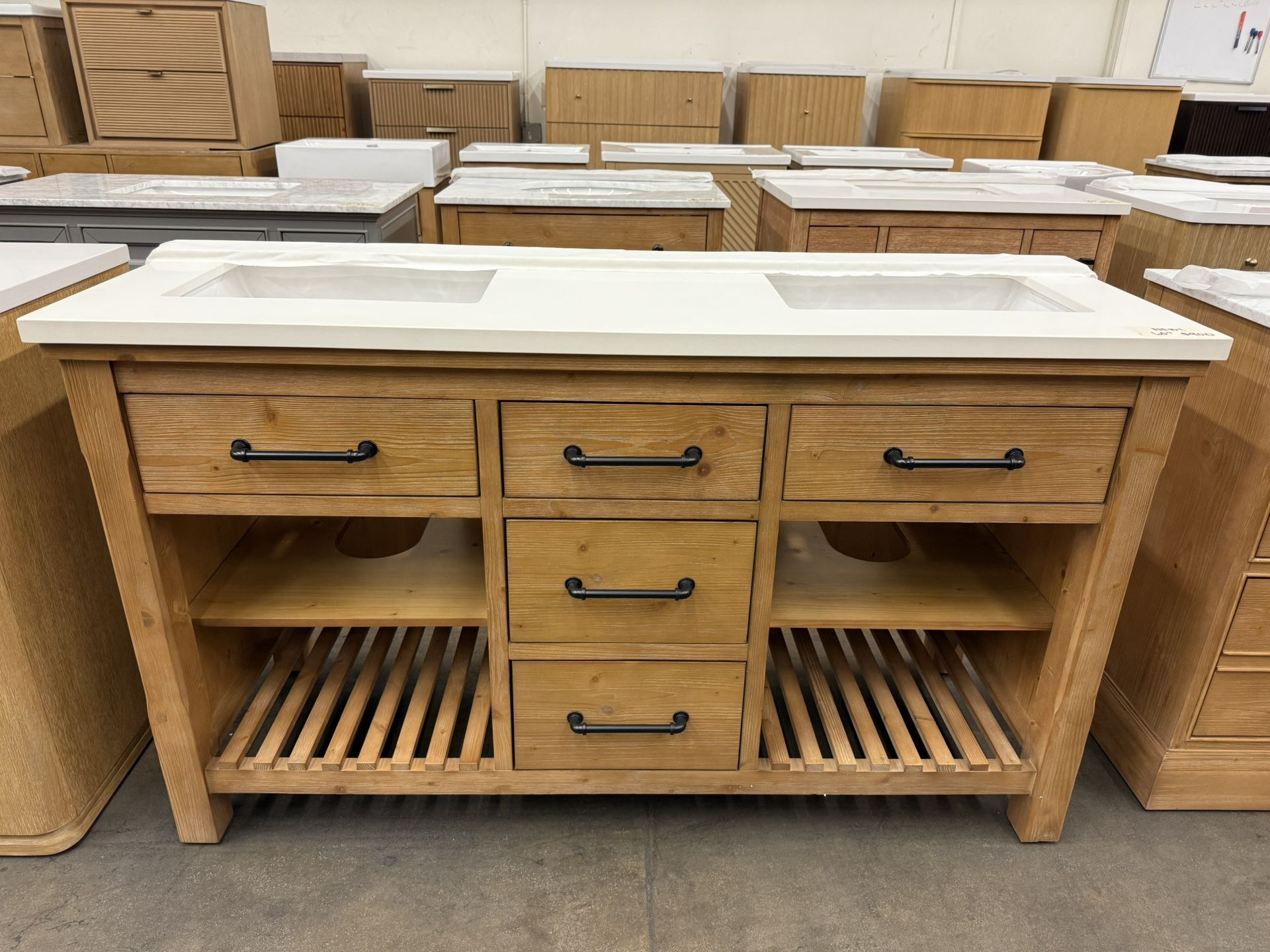 60” Bathroom Vanity- New! 
