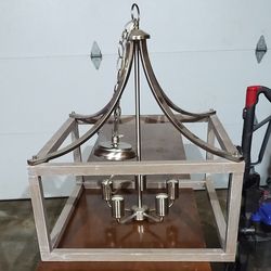Modern Square Metal Pendant Light Fixture