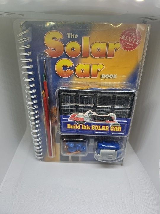 The Solar Car Book Build this Solar Car - Klutz - NOS - AS IS