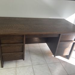 Solid Wood Office Desk. Large Size