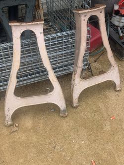 Vintage Cast Iron Machine Base/Legs