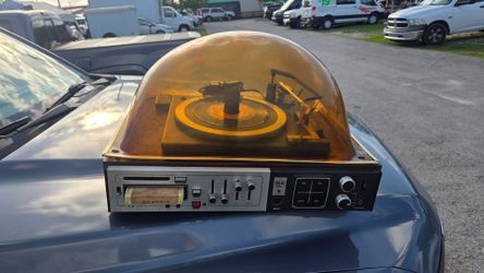 Vintage Bubble Top record amd 8 track player