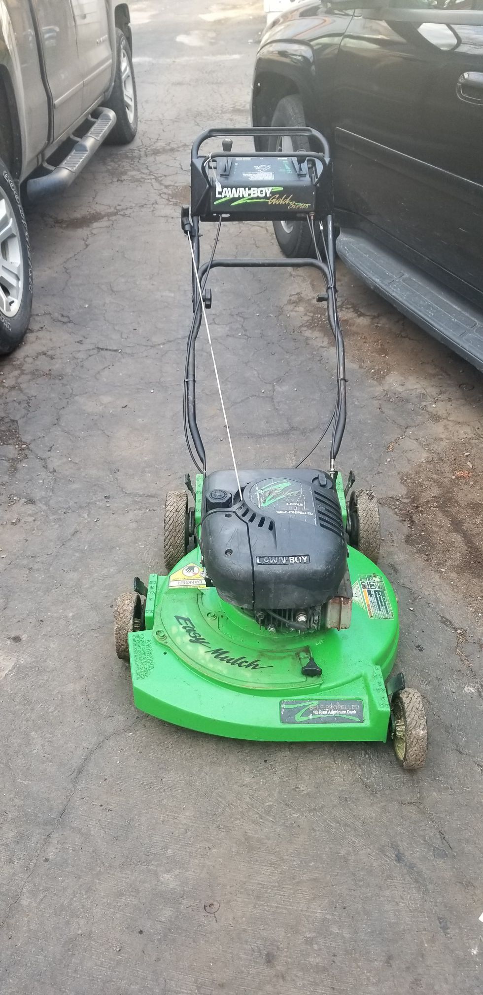 6.0 hp lawn boy self propelled lawn mower