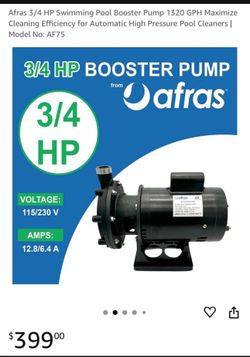 Swimming pool Booster pump