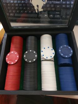 Poker chips set