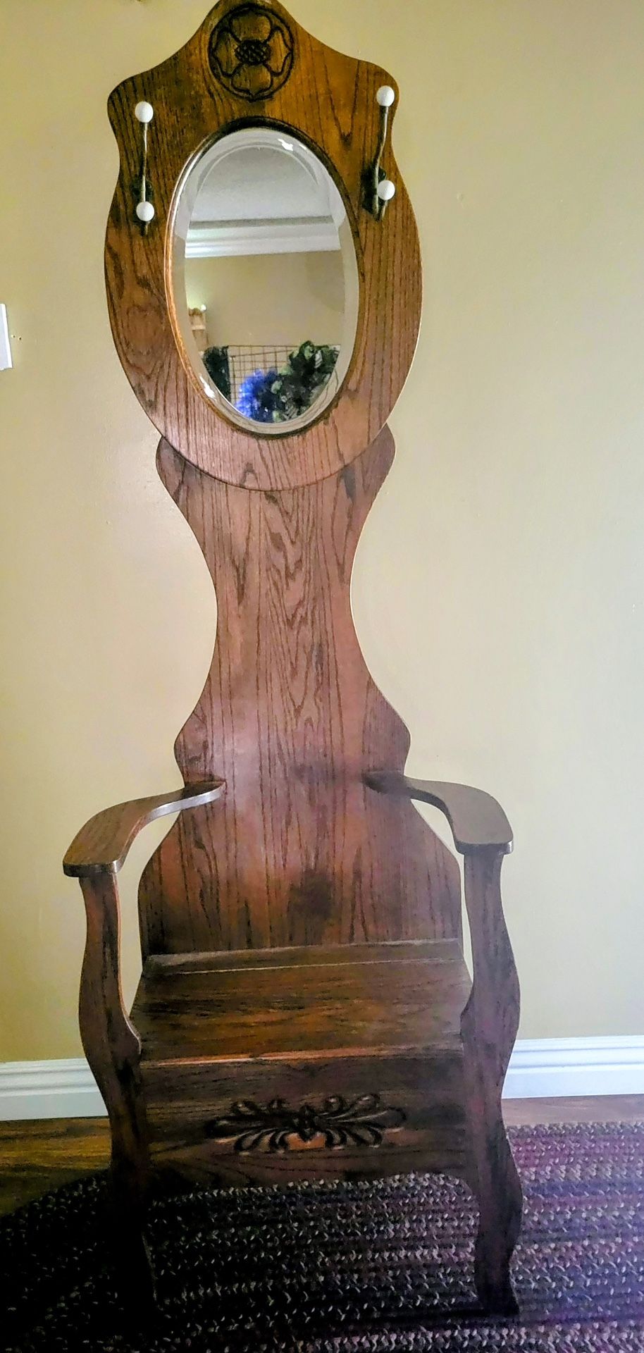Antique Hall Tree