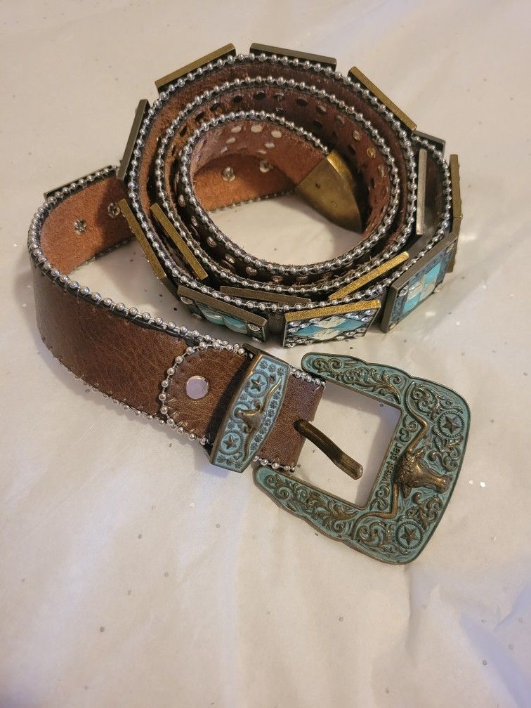 Leather Cowgirl Belt