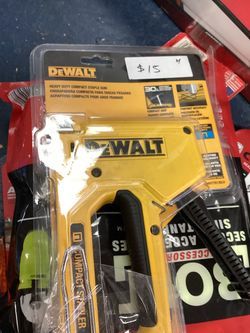 DEWALT Heavy Duty Compact Staple Gun