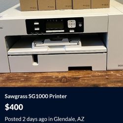 Sawgrass SG1000 Printer