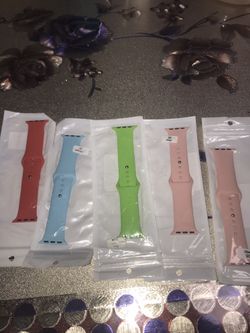 Apple wrist bands $5 each or $20