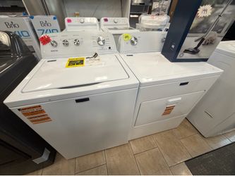 Maytag top load washer and electric dryer