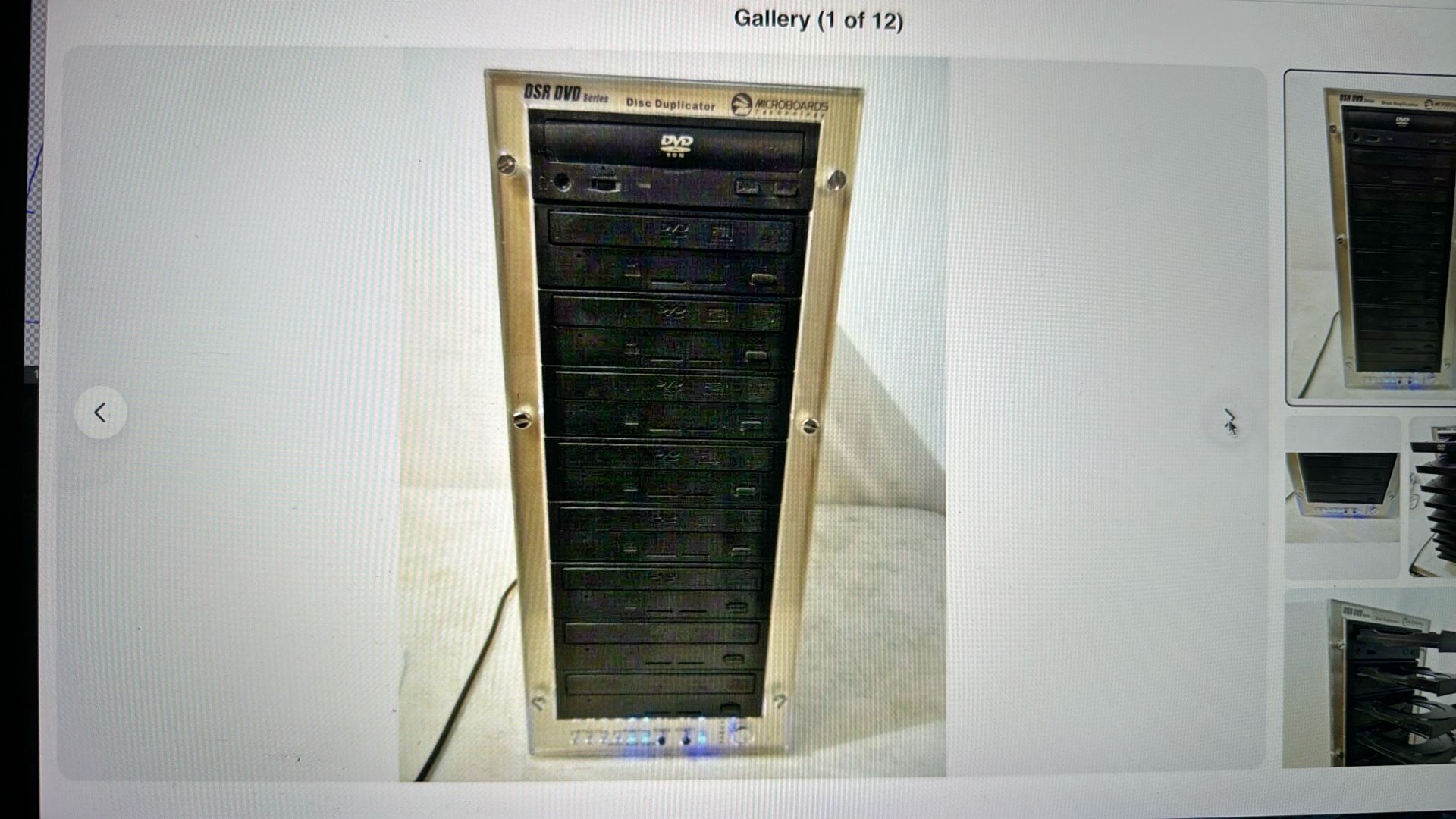 Microboards DSR DVD Series Disc Duplicator Copy Writer 1:8 DVD Tower