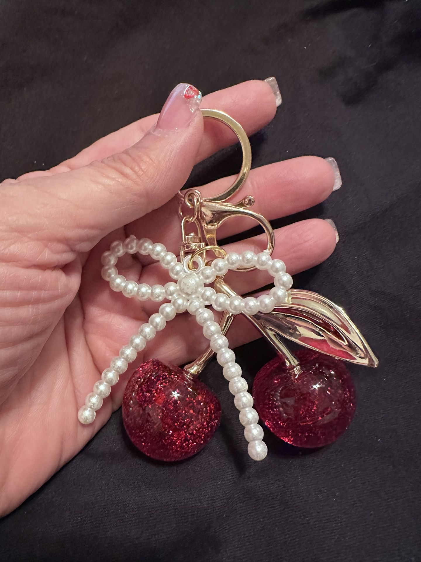 Cherry Bag Charm