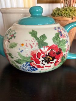 Pioneer Woman Floral Ceramic Teapot