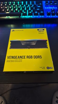 DDR5 VENGEANCE RGB 32gb 2x16gb 6000MHz