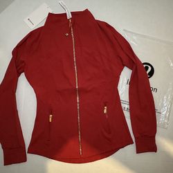 Red Lululemon Define Jacket 
