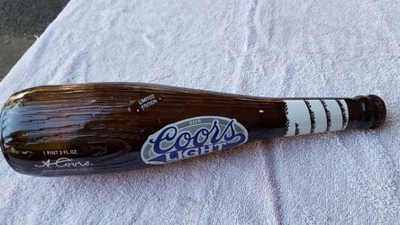 Coors Baseball Bat bottle