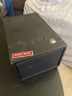 Small safe with key