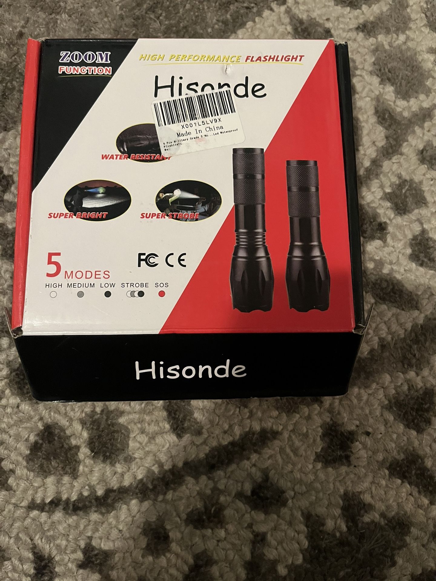 5 Modes Flashlight 4 PCs