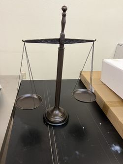 Bronze Scales Of Justice