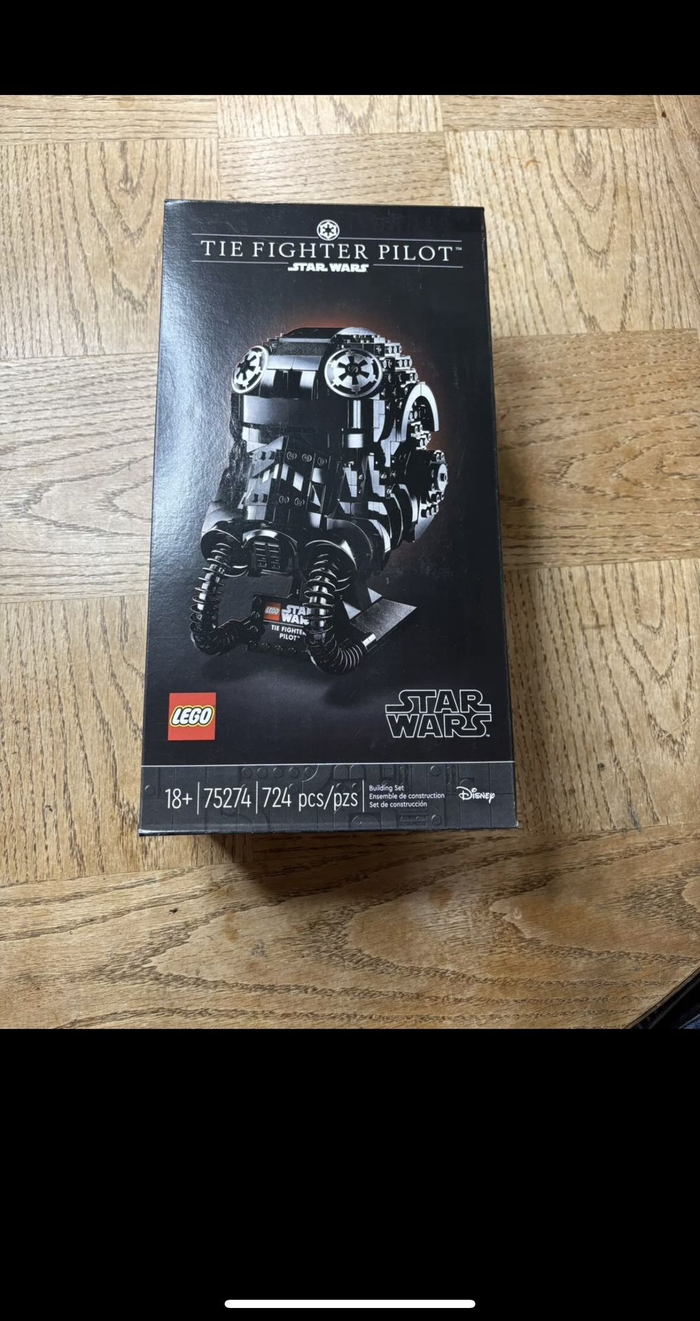 LEGO Star Wars TIE Fighter Pilot Helmet 75274 Set. Brand New In Box RETIRED